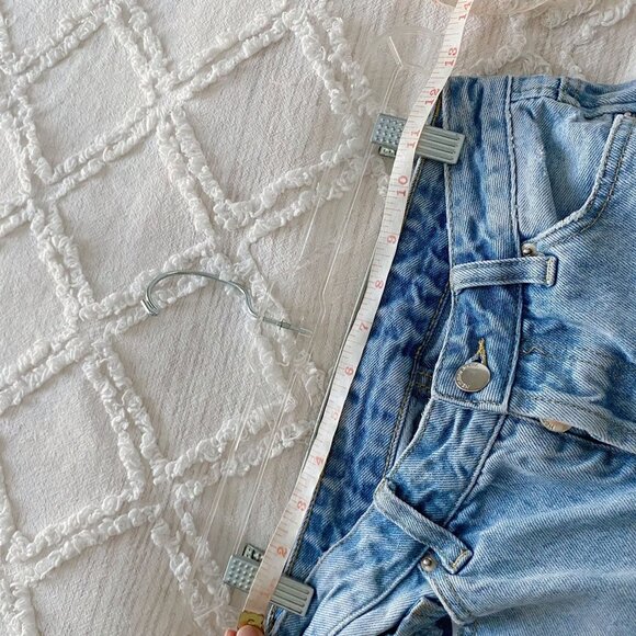 NEW Hammer Jeans 90s No Stretch Denim‎ High Waisted Distressed Jeans Size 25 - Picture 8 of 8